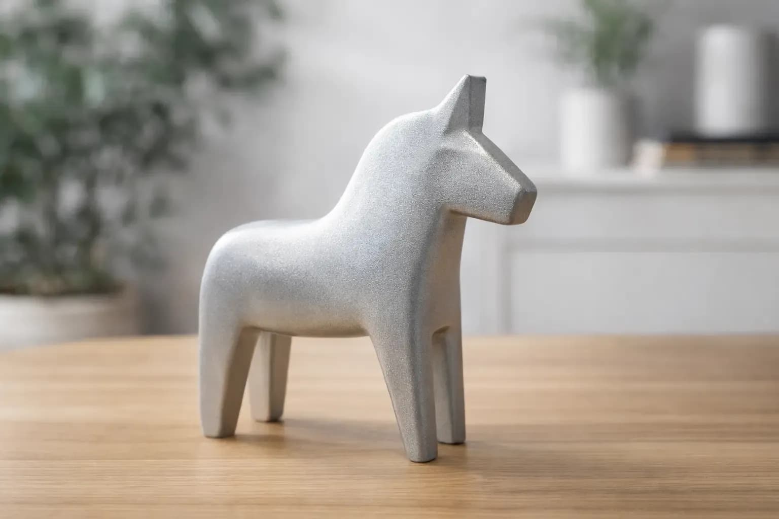 Modern Dalahäst i silver – En exklusiv present från Sverige