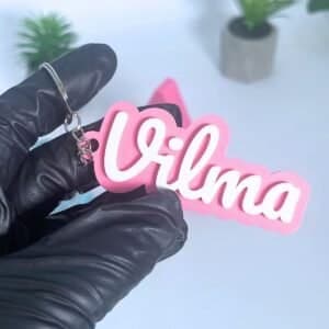 Personalized Name Keyring